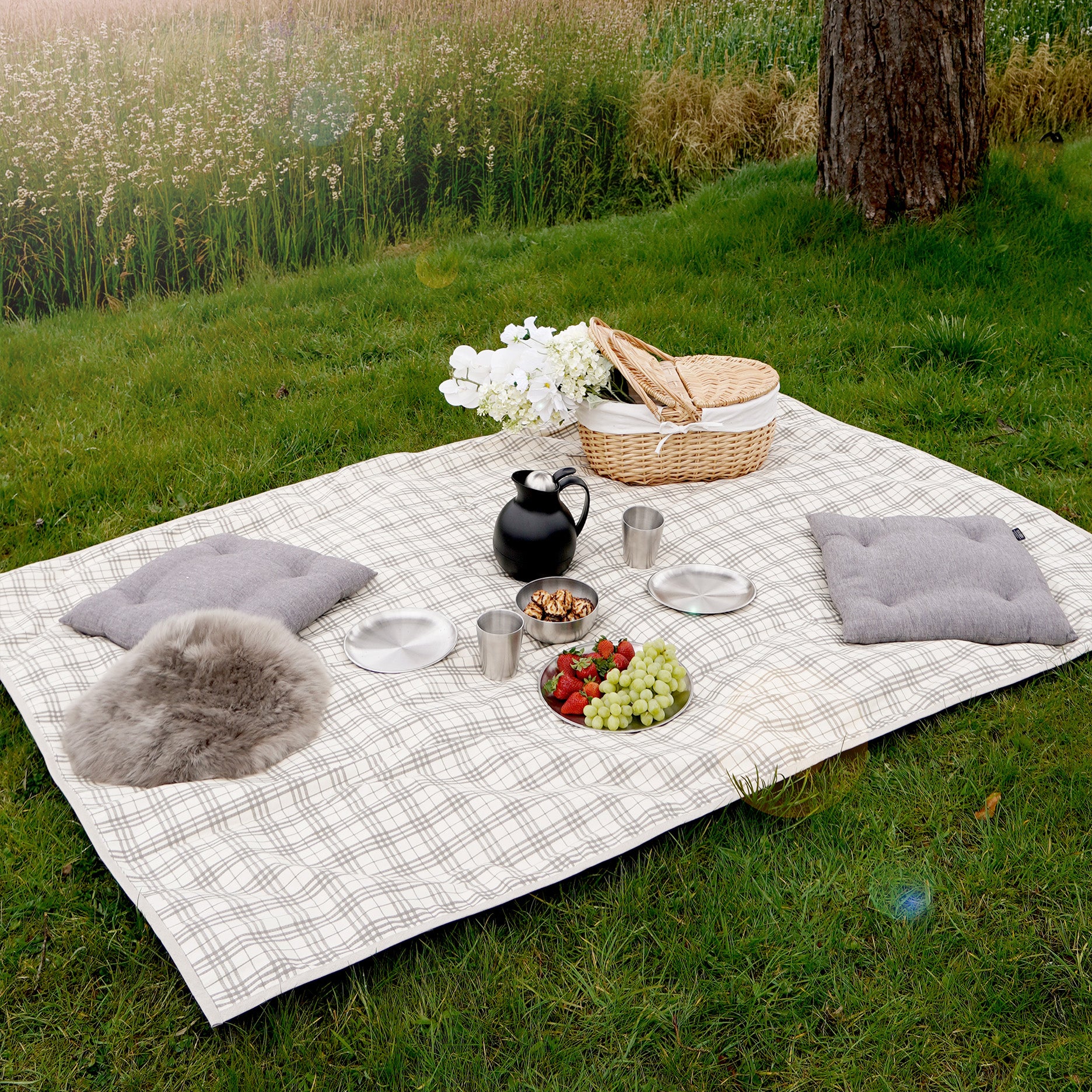 Breeze Check Picknickdecke